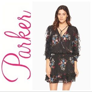 COPY - Parker Boho 100% Silk Floral Mini Dress